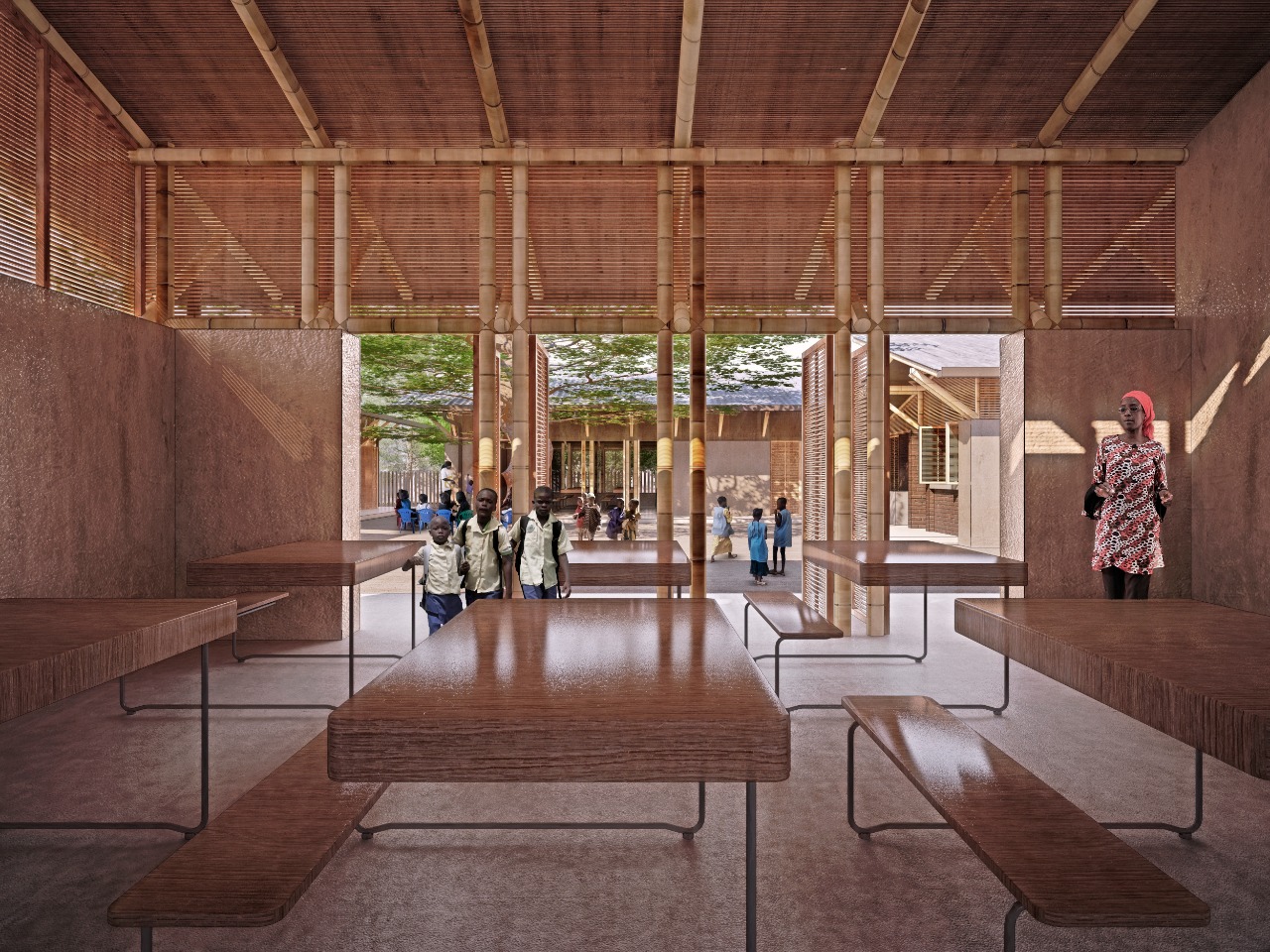 Concurso Colegio Senegal Elementary school — UnEspacio Arquitectos